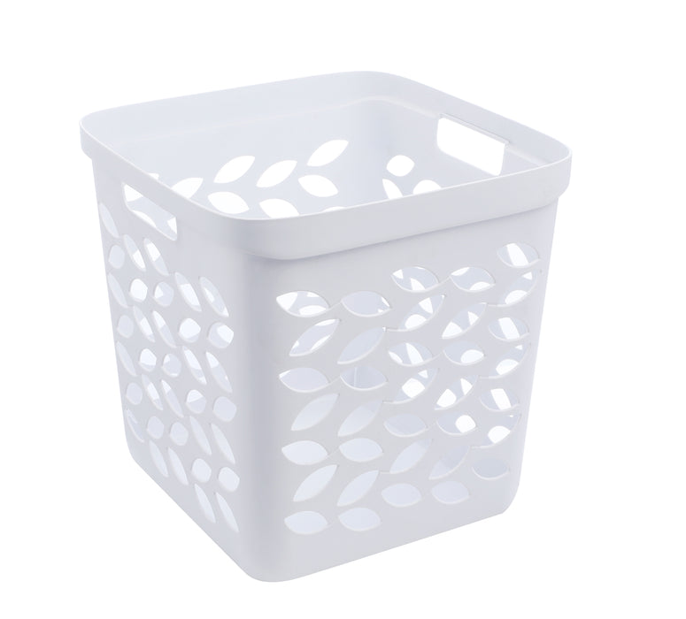 28L Fleur Pattern Cube Basket