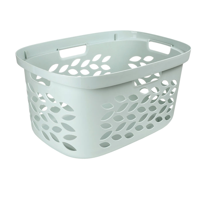63L Fleur Pattern Laundry Basket