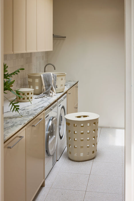 80L Aura Lidded Laundry Hamper