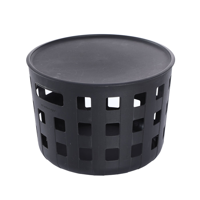 14L Aura Lidded Round Basket