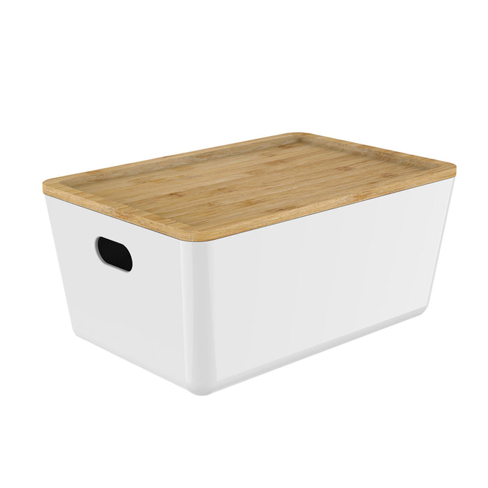 4L Lisse Deep Storage Organiser With Bamboo Lid