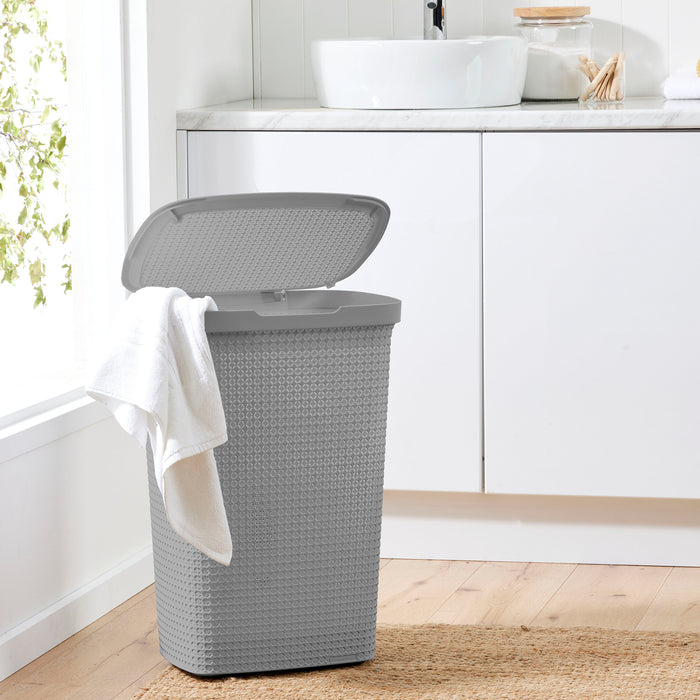 57L Mode Lidded Laundry Hamper