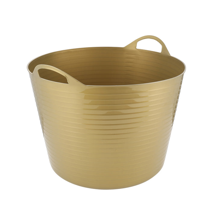 42 Ltr Round Flexi Tub - Gold