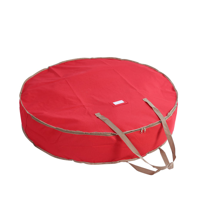 Oxford Red Wreath Storage Bag