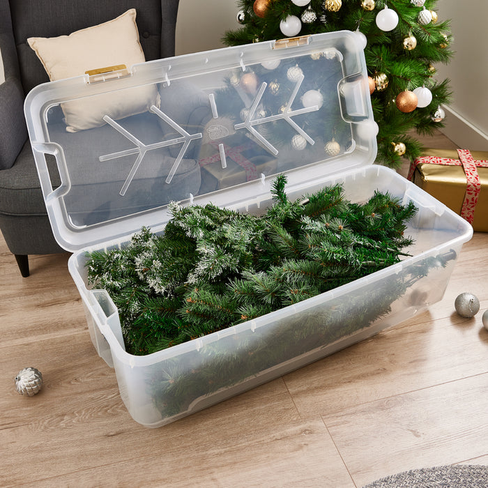 163L Christmas Tree Storage Box - Gold