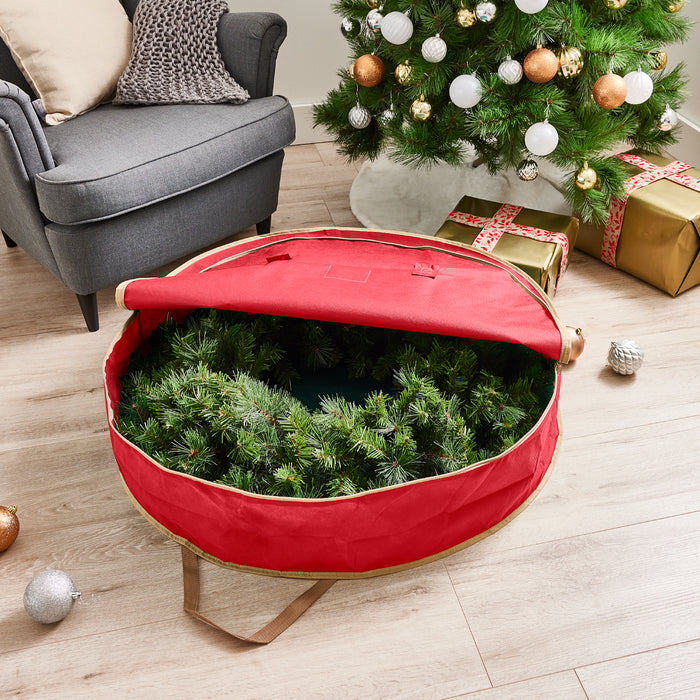 Oxford Red Wreath Storage Box