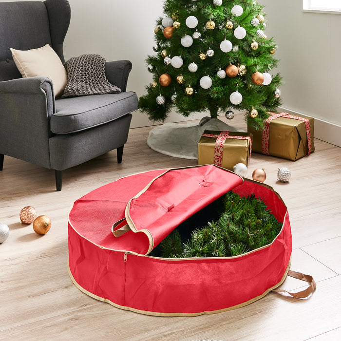 Oxford Red Wreath Storage Box