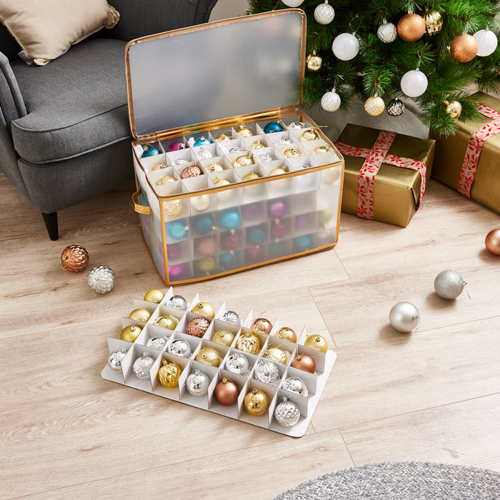 Collapsible Storage Box with Dividers - 112 Baubles