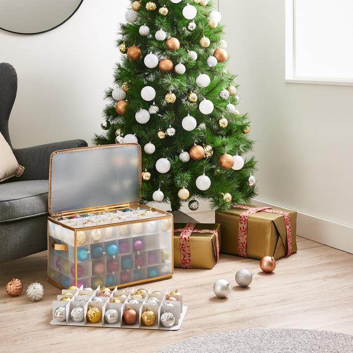 Collapsible Storage Box with Dividers - 112 Baubles