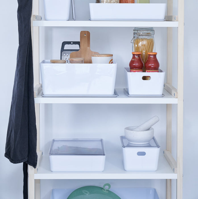 6L Lisse Shallow Storage Organiser With Lid