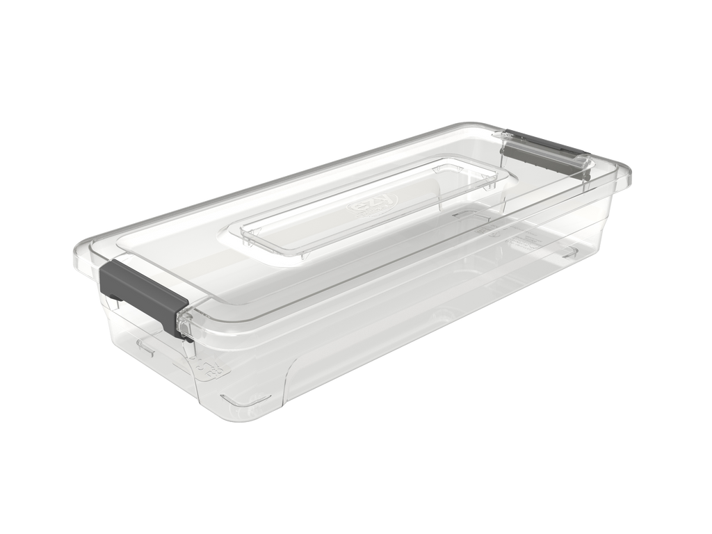 2.5L Clip Lock Container Clear — Ezy Storage