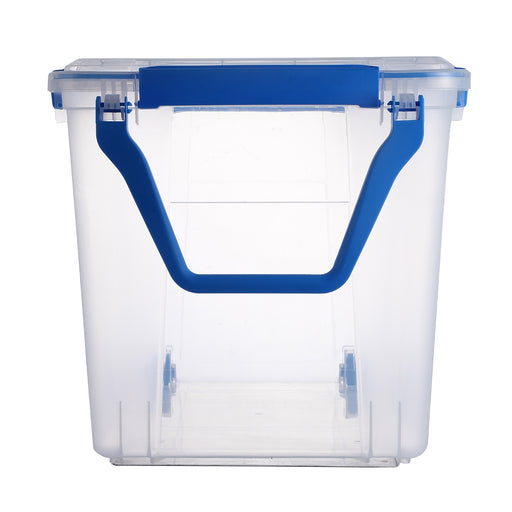 Clear Waterproof Storage Bin, 32l