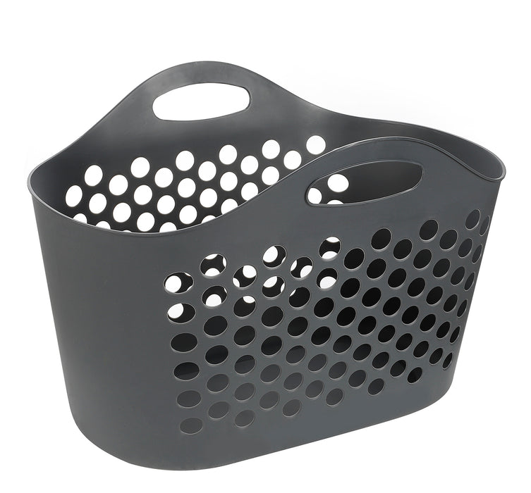 70L Oval Laundry Basket Circle Pattern — Ezy Storage