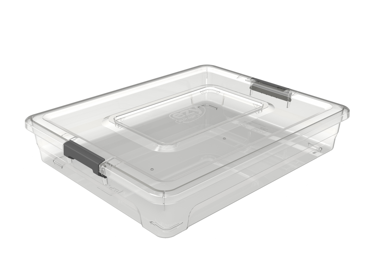 4.8L A4 Clip Lock Container Clear — Ezy Storage