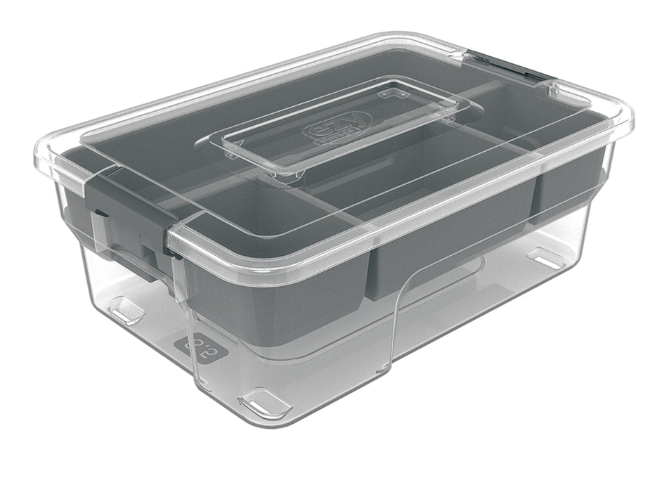 5L Sort It Container With Insert Tray Clear