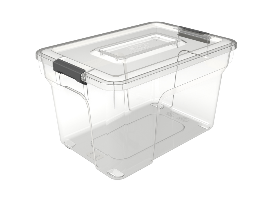8L Clip Lock Container Clear
