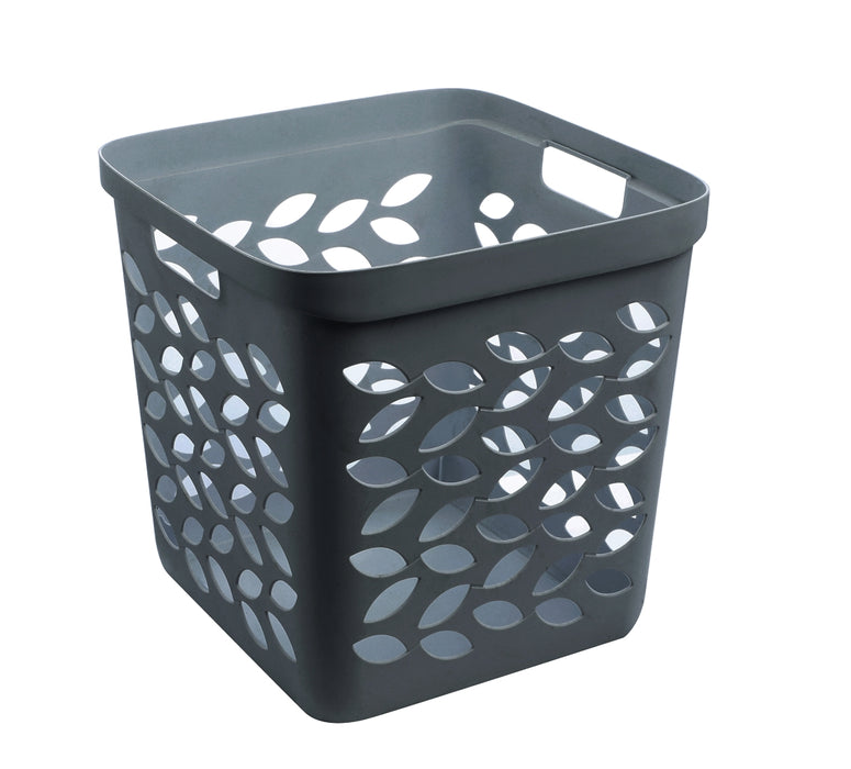 28L Fleur Pattern Cube Basket