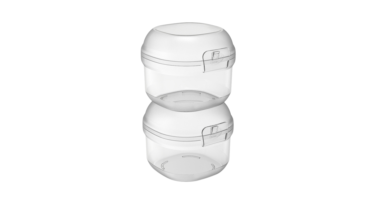 460Ml Snack Cup& Crackers Container Set Of 2 Value Pack — Ezy Storage